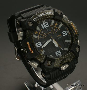 Zegarek CASIO G-Shock GG-B100Y-1AER Mudmaster Carbon Core. Zegarek sportowy, wstrząsoodporny z kompasem na czarnym pasku z wysokościomierzem i termometrem. Idealny prezent dla mężczyzny. Zegarek G-shock do nurkowania (3).jpg