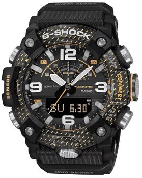 Zegarek CASIO G-Shock GG-B100Y-1AER Mudmaster Carbon Core. Zegarek sportowy, wstrząsoodporny z kompasem na czarnym pasku z wysokościomierzem i termometrem. Idealny prezent dla mężczyzny. Zegarek G-shock do nurkowania..jpg