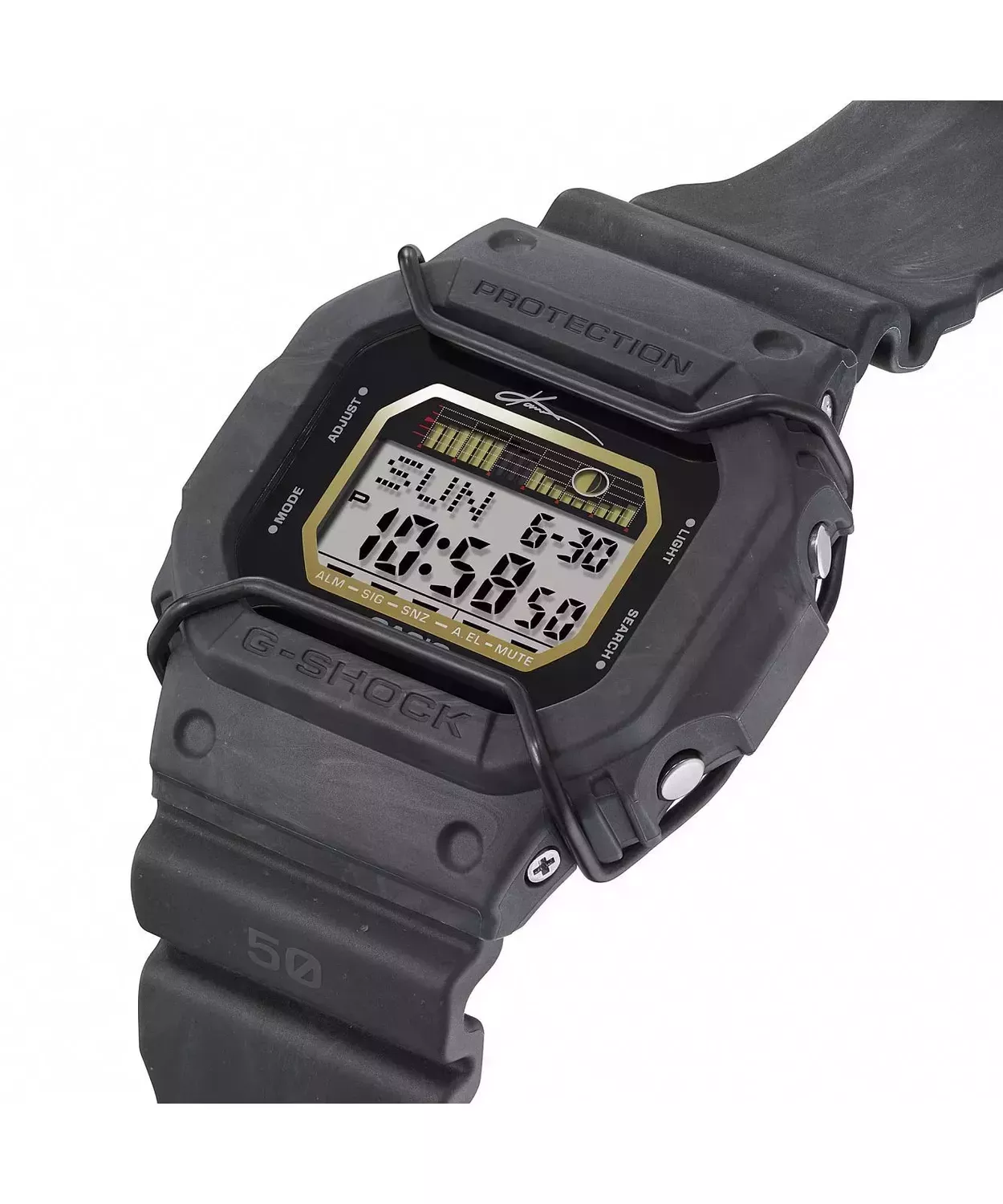 Zegarek CASIO G-SHOCK GLX-5600KB-1ER Zegarek męski wstrząsoodporny CASIO G-Shock GLX-5600KB-1ER wyposażony jest w kwarcowy mechanizm, zasilany za pomocą baterii. Posiada bardzo wysoką dokładność mierzenia czasu2.webp