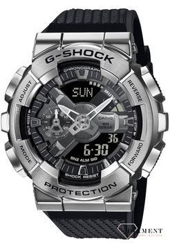 Zegarek męski Casio G-shock GM-110-1AER srebrny.jpg