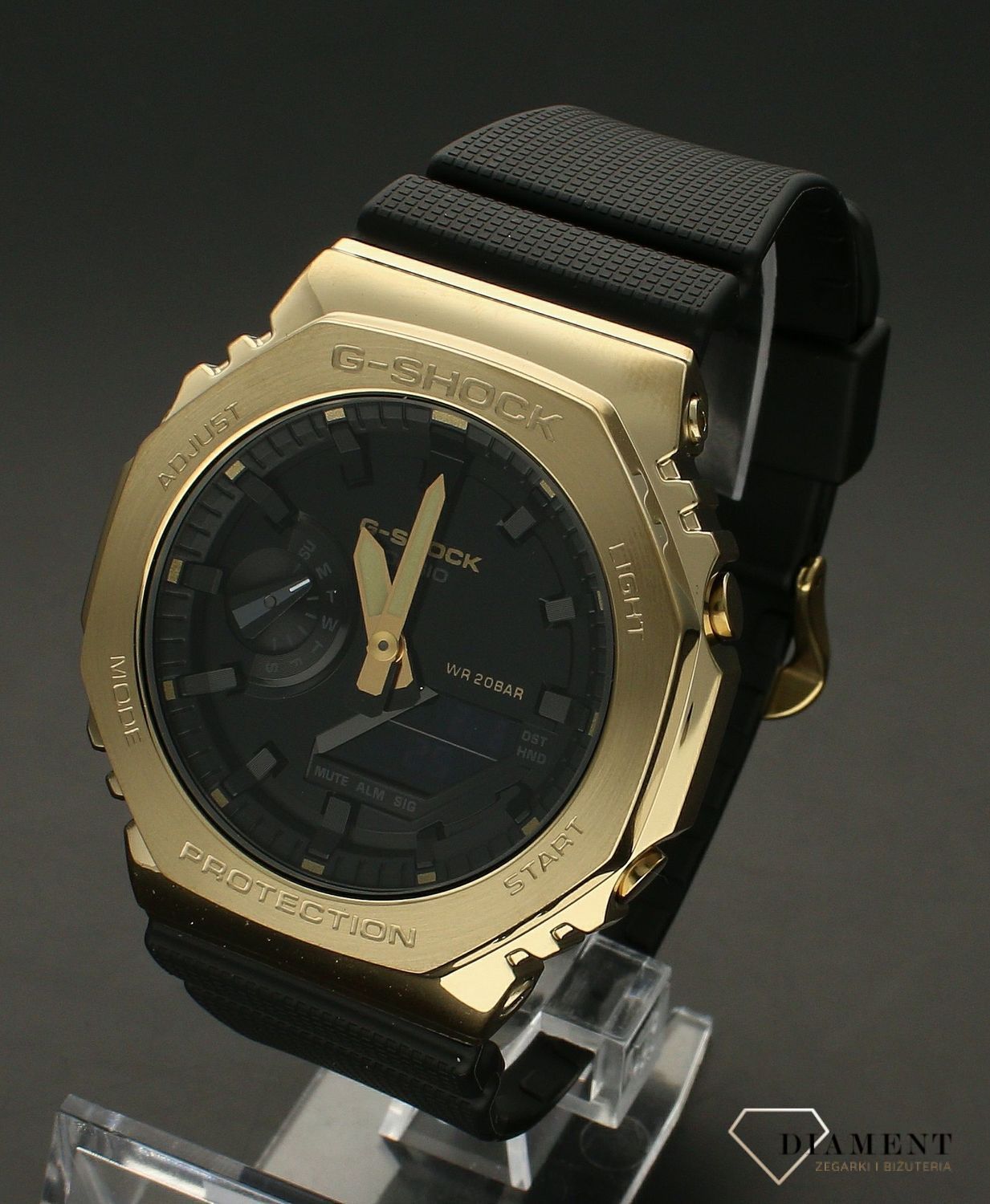 1 Zegarek męski Casio G-SHOCK GM-2100G-1A9ER złoty.Darmowa wysyłka! Grawer za 0zł! Zapraszamy do autoryzowanego sprzedawcy www.zegarki-diament.pl ! Zegarek na prezent. Zegarek na prezent..jpg