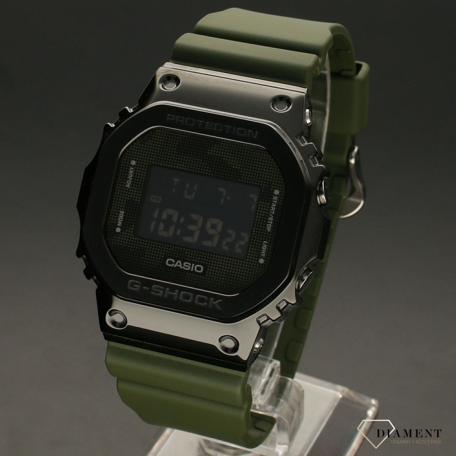 Zegarek męski Casio G-shock GM-5600B-3ER ' Prostokątne moro '.1.jpg