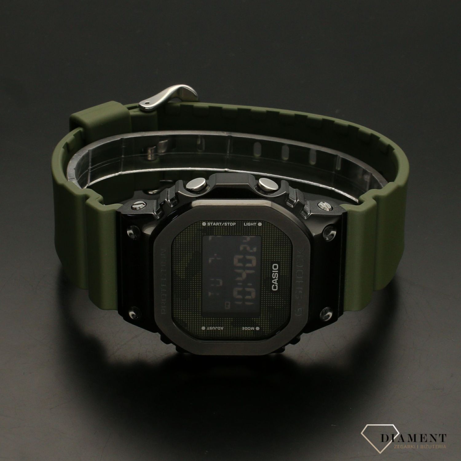 Zegarek męski Casio G-shock GM-5600B-3ER ' Prostokątne moro '.1.jpg