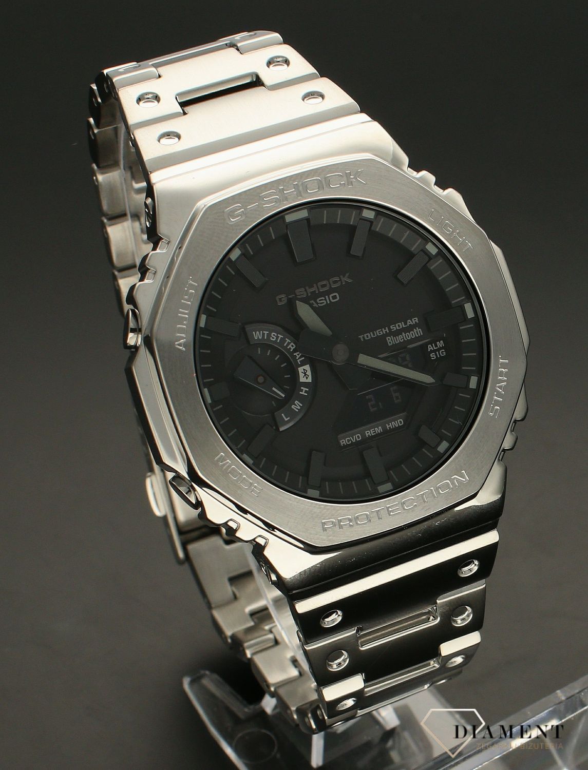 Zegarek męski Casio G-SHOCK GM-B2100D-1AER Solar na bransolecie. Darmowa wysyłka! Grawer za 0zł! Zapraszamy do autoryzowanego sprzedawcy www.zegarki-diament.pl ! Zegarek na prezent. Zegarek na słońce..jpg