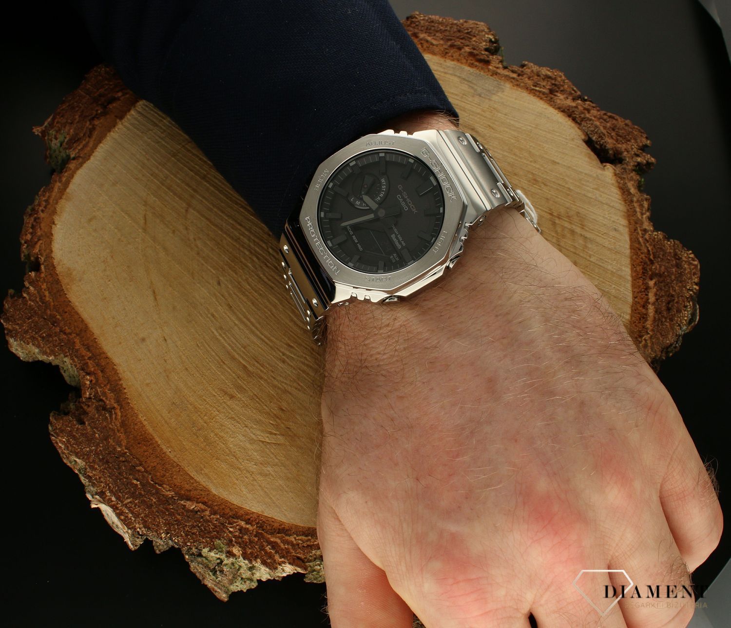 Zegarek męski Casio G-SHOCK GM-B2100D-1AER Solar na bransolecie. Darmowa wysyłka! Grawer za 0zł! Zapraszamy do autoryzowanego sprzedawcy www.zegarki-diament.pl ! Zegarek na prezent. Zegarek na słońce..jpg