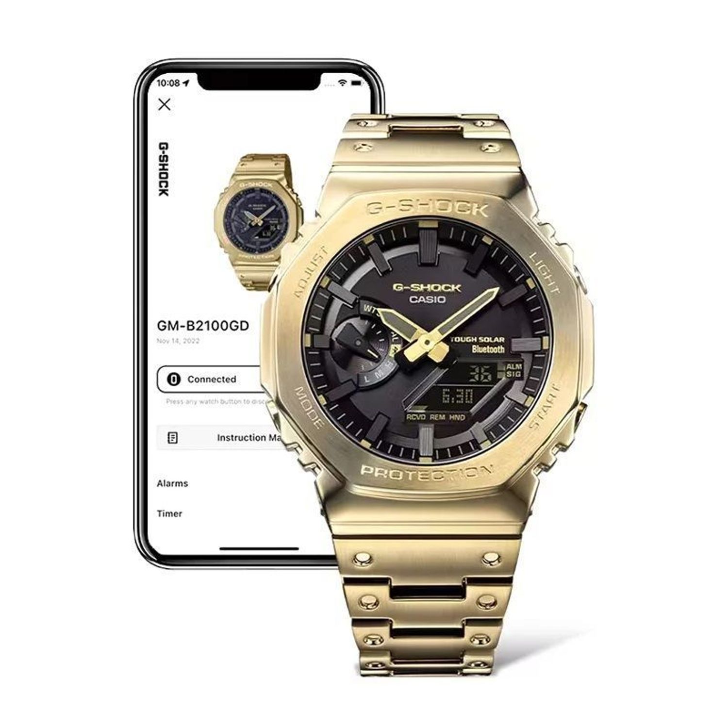 Zegarek męski G-Shock Casio Orginal Full Metal GM-B2100GD-9AER (2).jpg