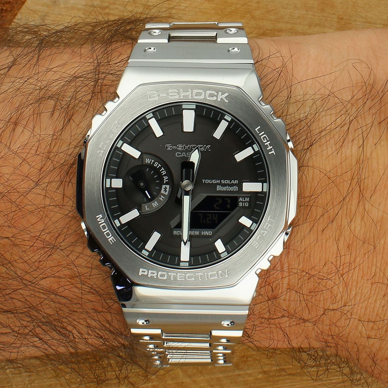Zegarek męski G-SHOCK Casio GM-B2100SD-1AER Full Metal Bluetooth Solar (2).jpg