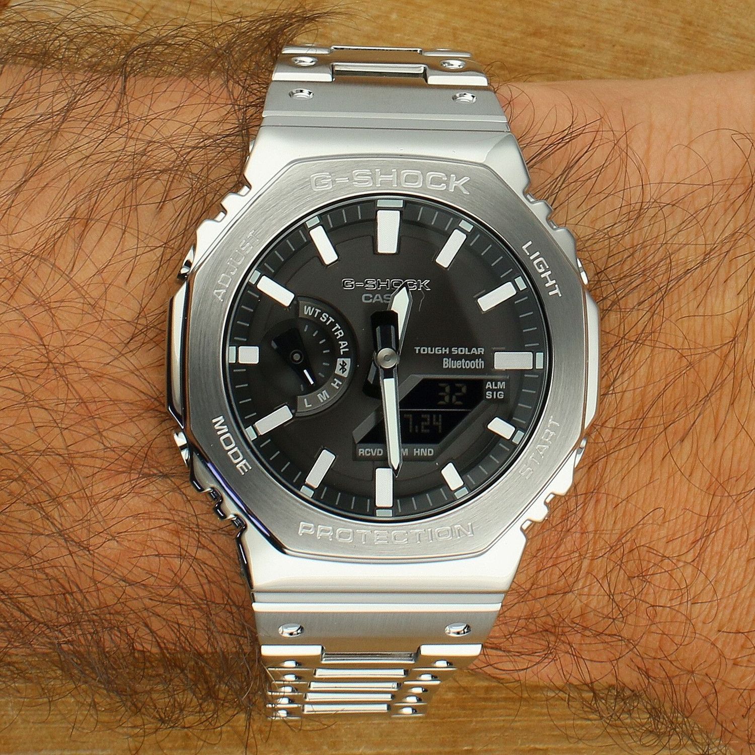 Zegarek męski G-SHOCK Casio GM-B2100SD-1AER Full Metal Bluetooth Solar (2).jpg