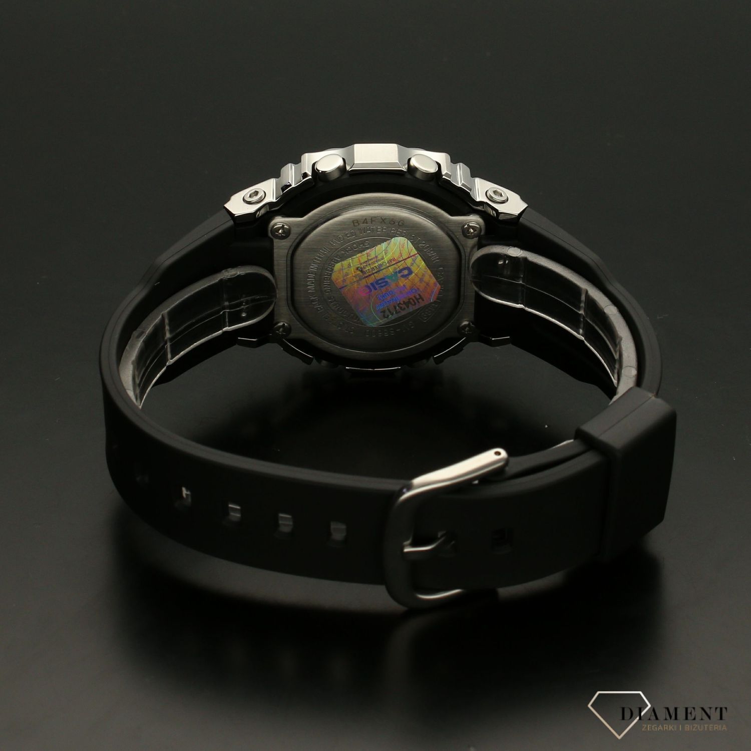 Zegarek damski sportowy Casio Baby-G GM-S5600-1ER na czarnym pasku sportowym..jpg