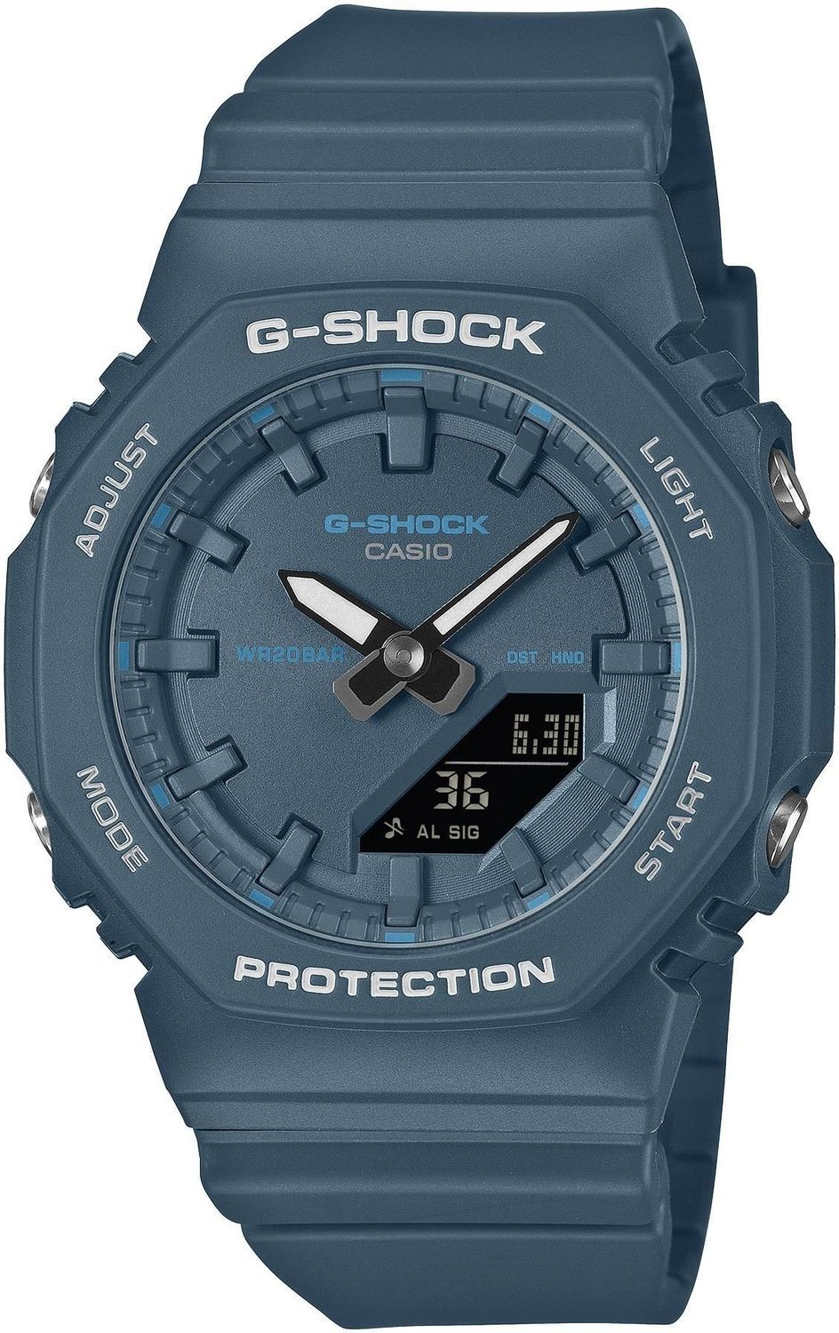 Zegarek młodzieżowy G-SHOCK Casio GMA-P2100BA-2AER niebieski analogowo-cyfrowy 200M (1).jpg
