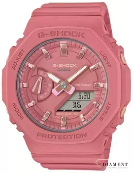 Zegarek damski Casio G-Shock GMA-S2100-4A2ER różow. Zegarek damski Casio. Zegarek damski G-shock. Zegarek idealny na prezent dla kobiety. Zegarek wodoszczelny i wstrząsoodporny. Zegarek sportowy dla kobiety. Zegarek na lato.webp