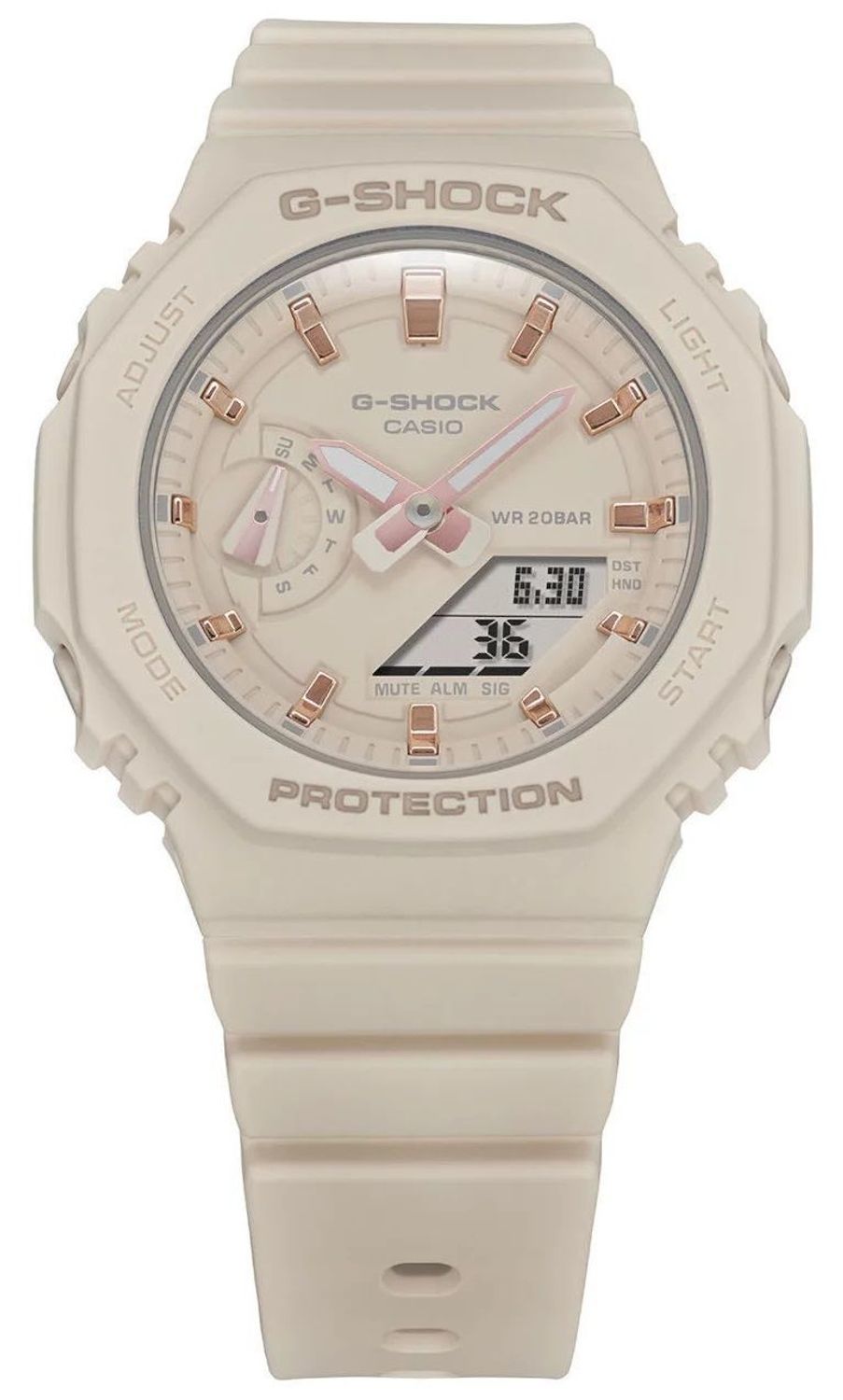 Zegarek damski Casio G-Shock GMA-S2100-4AER beżowy (4).jpg