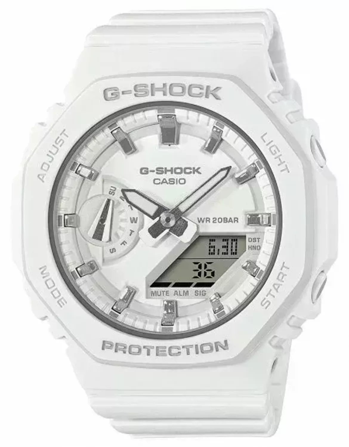 Zegarek damski G-SHOCK Casio GMA-S2100-7AER. Zegarek damski sportowy. Zegarek damski G-Shock. Damski zegarek do nurkowania. Zegarek sportowy damski Casio. Zegarek idealny na prezent dla kobiety (2).webp