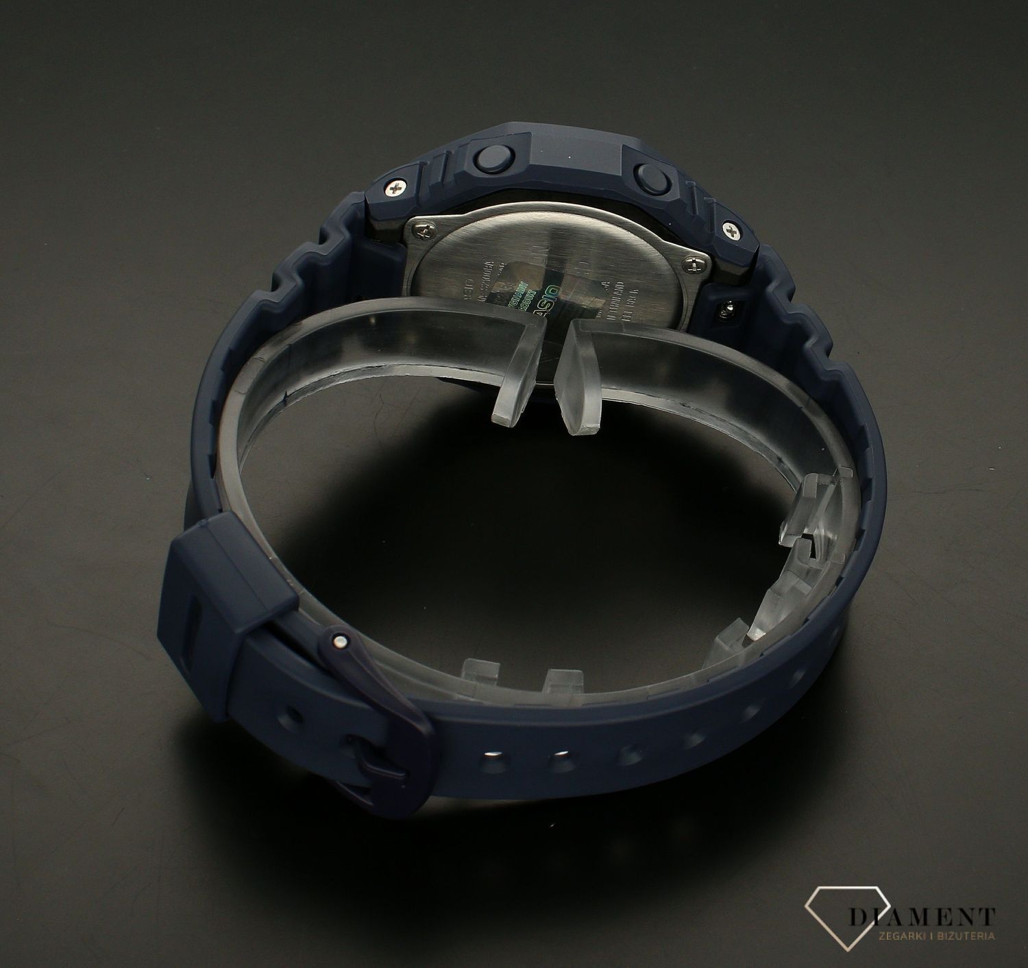 Zegarek damski Casio G-Shock GMA-S2100BA-2A1ER granatowy. Zegarek damski Casio. Zegarek damski G-shock. Zegarek idealny na prezent dla kobiety. Zegarek wodoszczelny i wstrząsoodporny. Zegarek sportowy dla kobiety. Zegarek na lato.webp