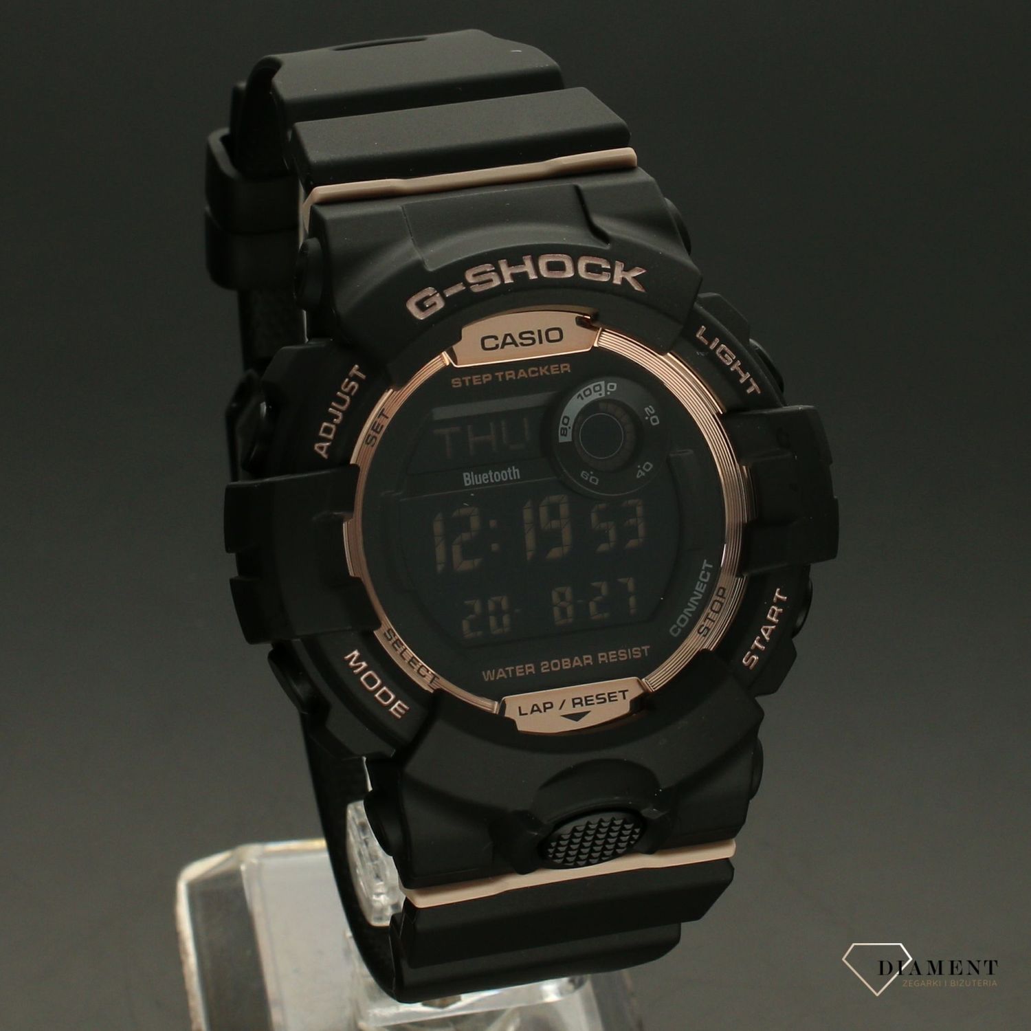 Zegarek damski wstrząsoodporny CASIO G-Shock GMD-B800-1ER.jpg