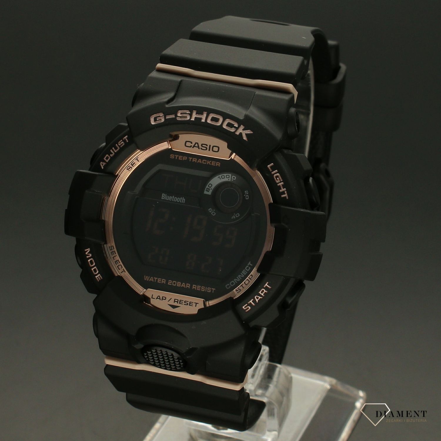 Zegarek damski wstrząsoodporny CASIO G-Shock GMD-B800-1ER.jpg