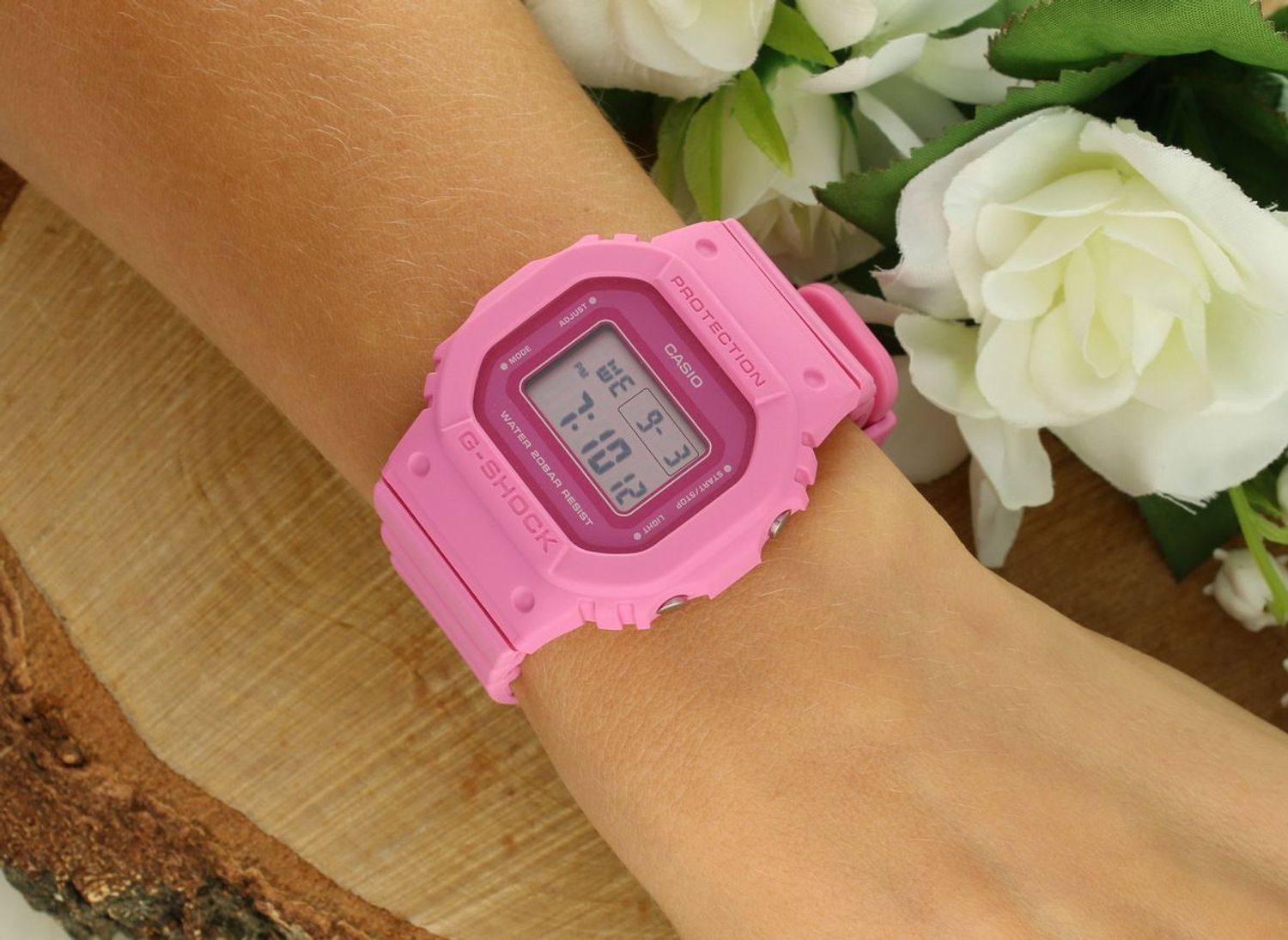 G-SHOCK GMD-S5610PP-4ER Digital – różowy zegarek sportowy z mechanizmem kwarcowym, wodoszczelnością 20 bar, alarmami, stoperem i timerem. Idealny dla aktywnych.1.jpg