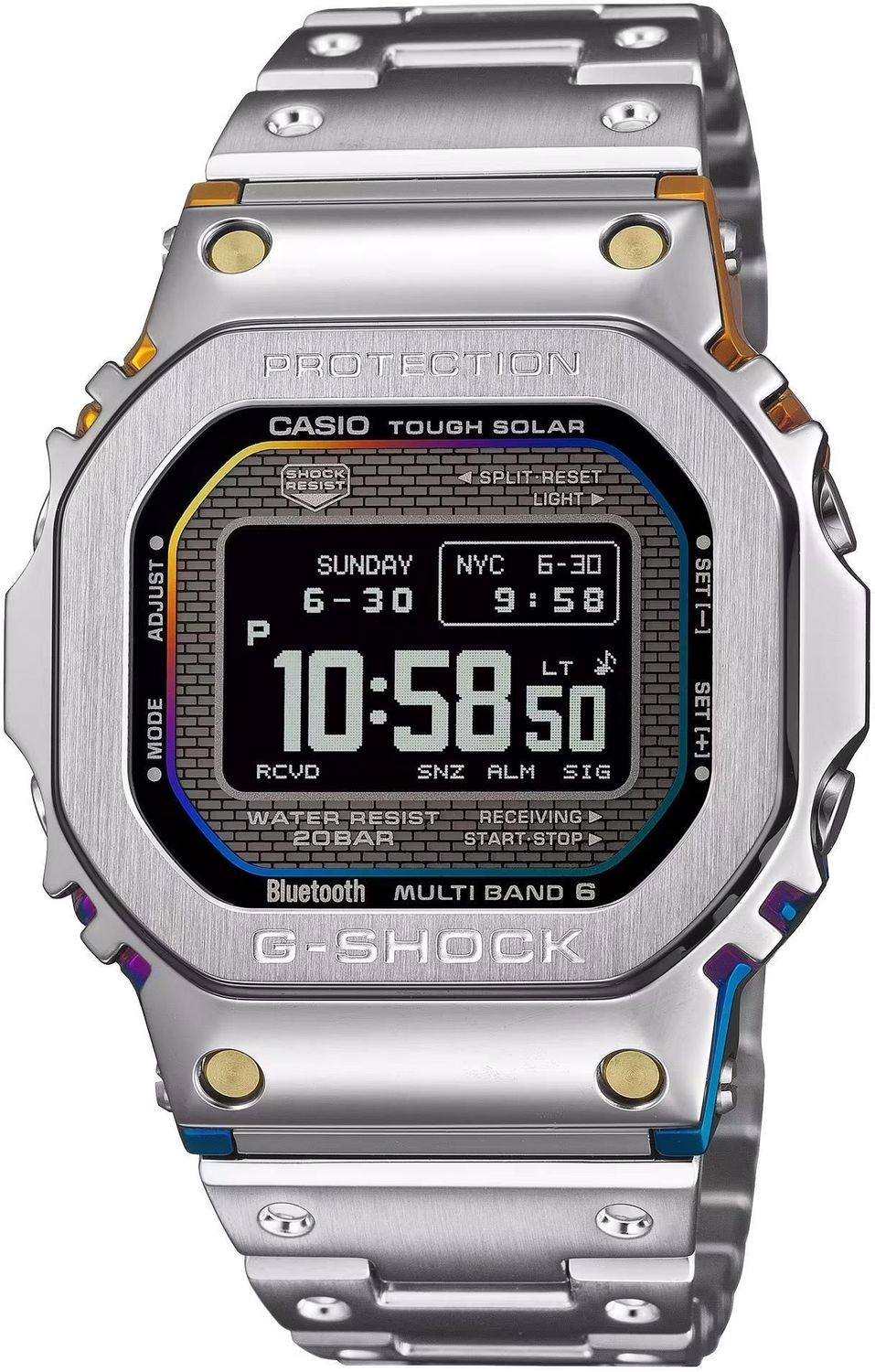 Zegarek G-SHOCK Casio GMW-BZ5000RC-1ER Rainbow-hued Full Metal męski zegarek solarny Bluetooth (1).jpg
