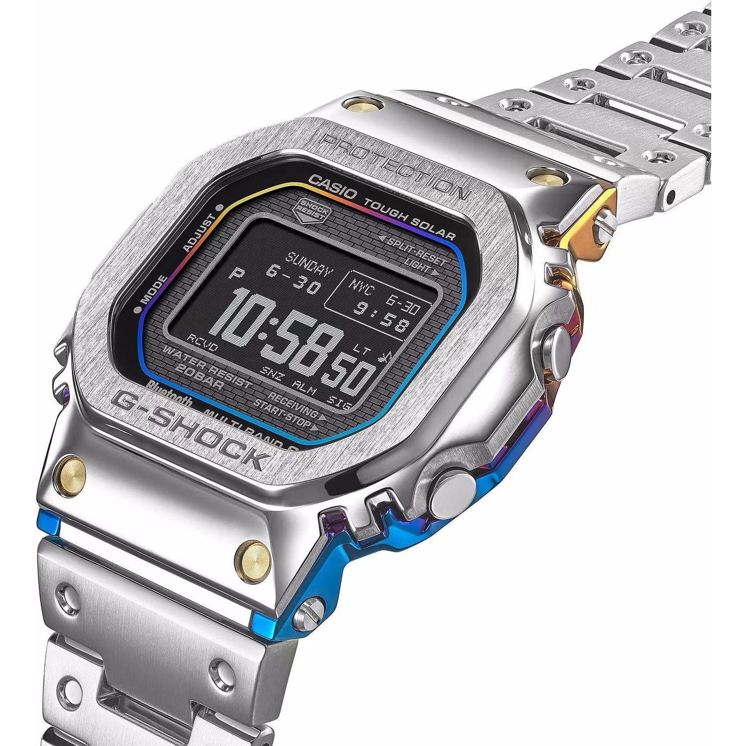 Zegarek G-SHOCK Casio GMW-BZ5000RC-1ER Rainbow-hued Full Metal męski zegarek solarny Bluetooth (1).jpg
