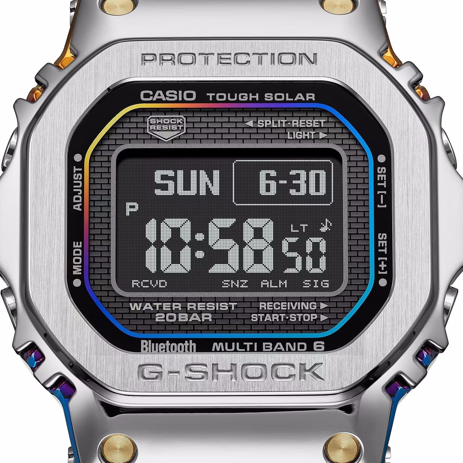 Zegarek G-SHOCK Casio GMW-BZ5000RC-1ER Rainbow-hued Full Metal męski zegarek solarny Bluetooth (1).jpg