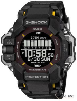 Zegarek męski Casio G-SHOCK Master Of G - Land Rangeman Solar GPS 6 Sensors GPR-H1000-1ER. Zegarek sportowy G-Shock. Zegarek sportowy wstrząsoodporny Casio G-shock. Zegarek męski solarny. 6.jpg