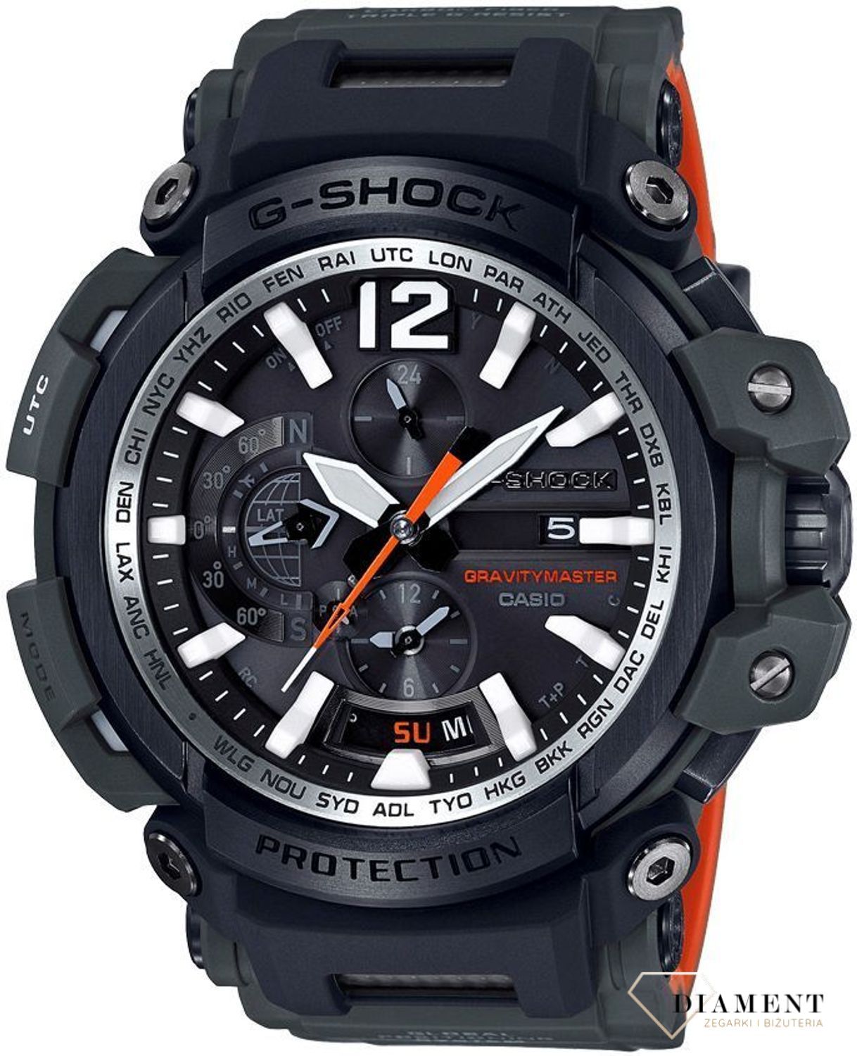 Męski wstrząsoodporny zegarek CASIO G-Shock GPW-2000-3AER.jpg