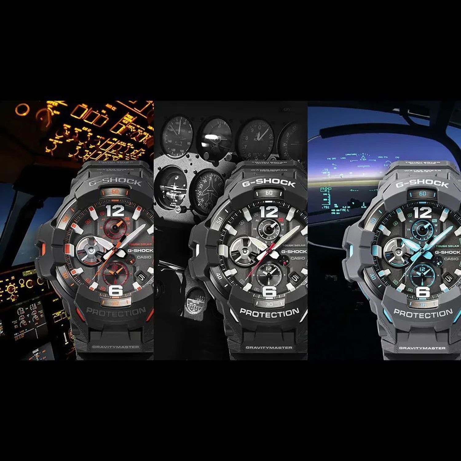 Zegarek G-SHOCK Casio GRAVITYMASTER TOUGH SOLAR BLUETOOTH GR-B300-1A4ER (2).jpg