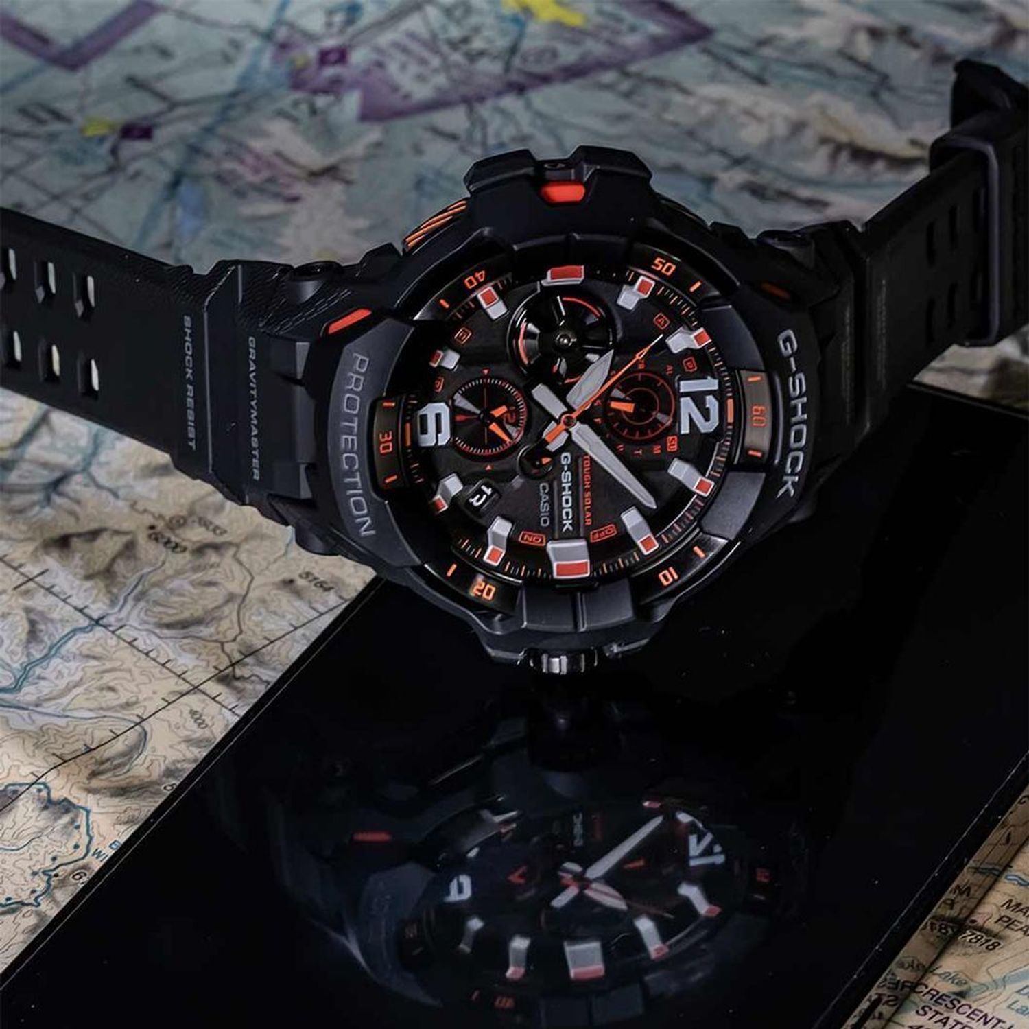Zegarek G-SHOCK Casio GRAVITYMASTER TOUGH SOLAR BLUETOOTH GR-B300-1A4ER (2).jpg