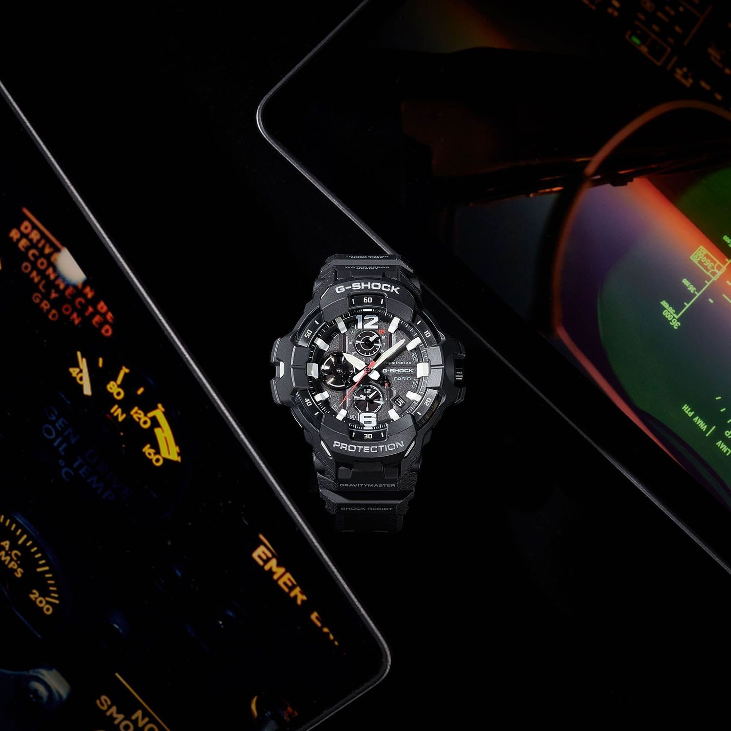 Zegarek G-SHOCK Casio GRAVITYMASTER TOUGH SOLAR BLUETOOTH GR-B300-1AER (5).jpg