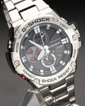 Męski wstrząsoodporny zegarek Casio G-Shock Bluetooth Triple Connection Solar GST-B100D-1AER  (1).jpg