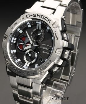 Męski wstrząsoodporny zegarek Casio G-Shock Bluetooth Triple Connection Solar GST-B100D-1AER  (2).jpg