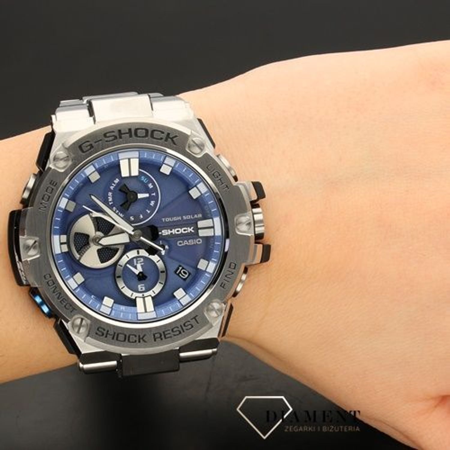 Męski wstrząsoodporny zegarek CASIO G-Shock GST-B100D-2AER.jpg