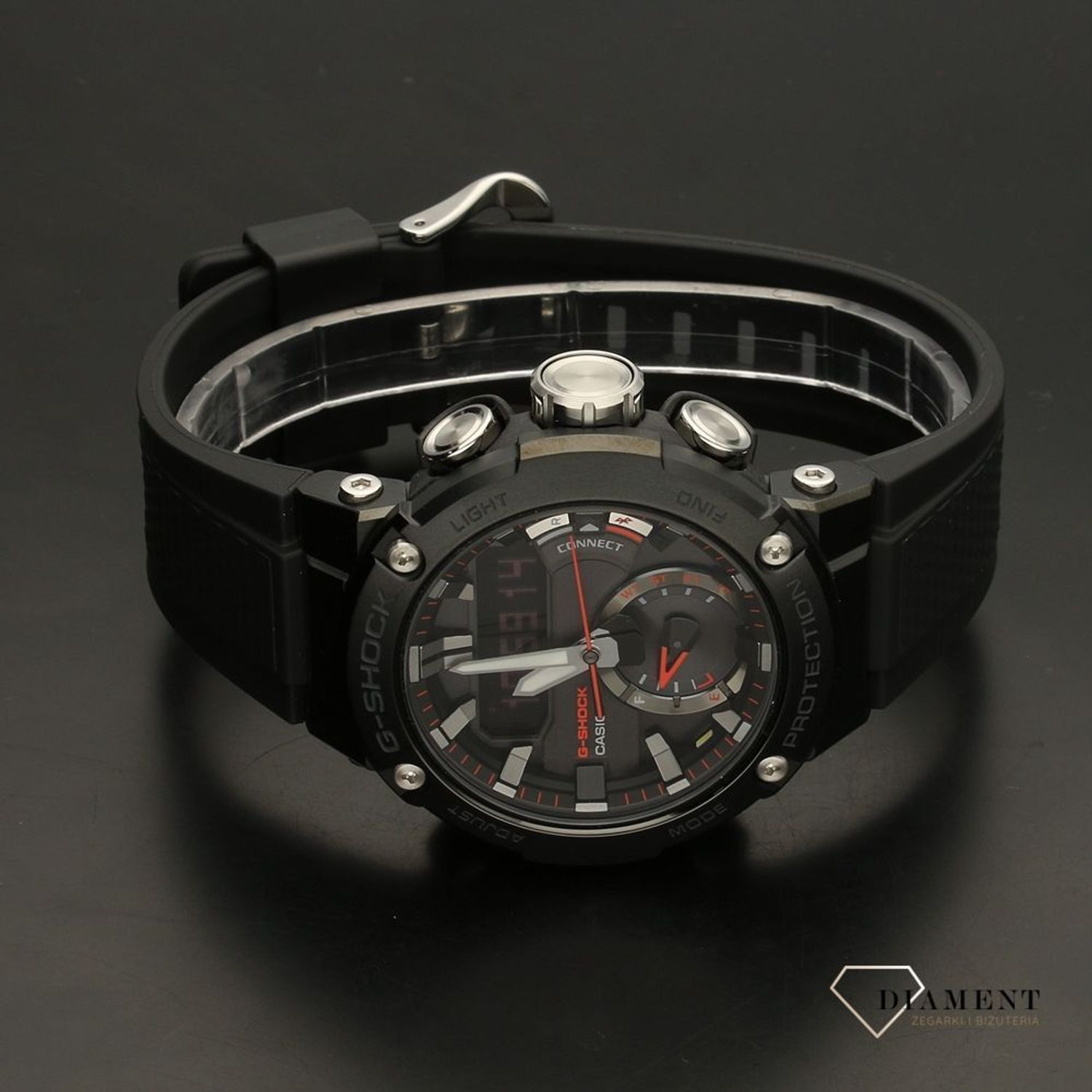 Zegarek męski wstrząsoodporny CASIO G-Shock GST-B200B-1AER G-Steel wer.jpg