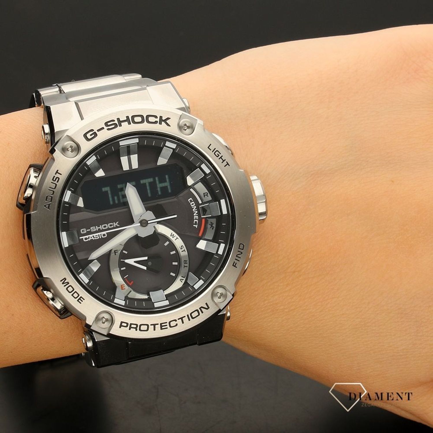 Zegarek męski wstrząsoodporny CASIO G-Shock GST-B200D-1AER G-Steel.jpg