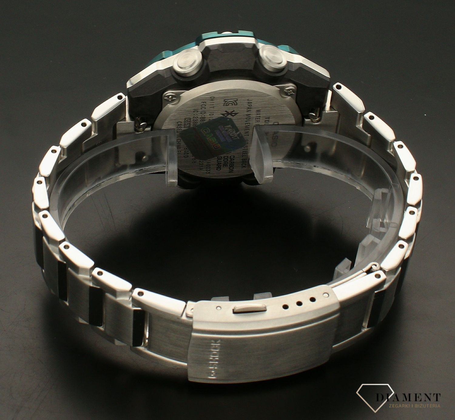 Zegarek G-SHOCK Casio G-STEEL TOUGH SOLAR - męski GST-B400CD-1A3ER ⌚ marki Casio G-shock z wbudowanymi funkcjami. Jest to idealny pomysł na prezent.➤ Bluetooth ➤Zapraszamy do najlepszego sklepu z zegarkami www (1).webp