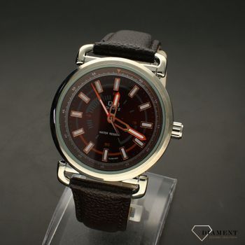 Zegarek QQ męski na brązowym pasku GU66-803. Zegarki męskie na pasku✓ Wymarzony prezent ✓Prezent dla taty z grawerem✓ Prezent z grawerem✓ Autoryzowany sklep. ✓Grawer 0zł ✓Gratis Kurier 24h ✓Zwrot 30 dni3.jpg