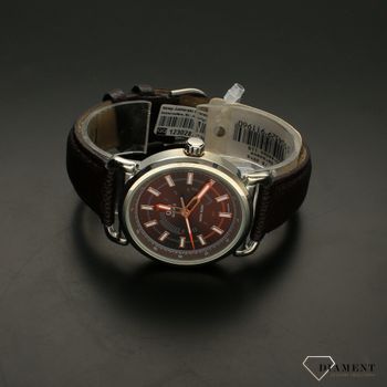 Zegarek QQ męski na brązowym pasku GU66-803. Zegarki męskie na pasku✓ Wymarzony prezent ✓Prezent dla taty z grawerem✓ Prezent z grawerem✓ Autoryzowany sklep. ✓Grawer 0zł ✓Gratis Kurier 24h ✓Zwrot 30 dni4.jpg