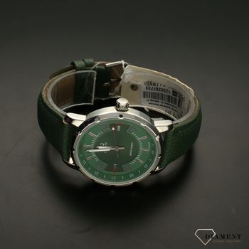 Zegarek QQ męski na zielonym pasku GU68-803.  Zegarki męskie na pasku✓ Wymarzony prezent ✓Prezent dla taty z grawerem✓ Prezent z grawerem✓ Autoryzowany sklep. ✓Grawer 0zł ✓Gratis Kurier 24h ✓Zwrot 30 dni 4.jpg