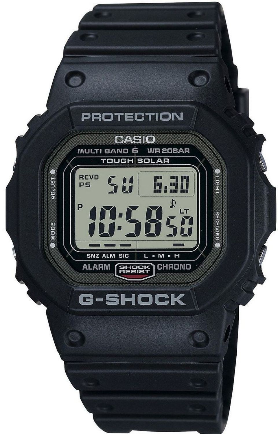 G-SHOCK GW-5000U-1ER – kultowy zegarek z ładowaniem solarnym i synchronizacją atomową. Cyfrowy wyświetlacz, podświetlenie Auto Illuminator, wodoszczelność 200M i odporność na wstrząsy. Sprawdź ofertę!1.jpg