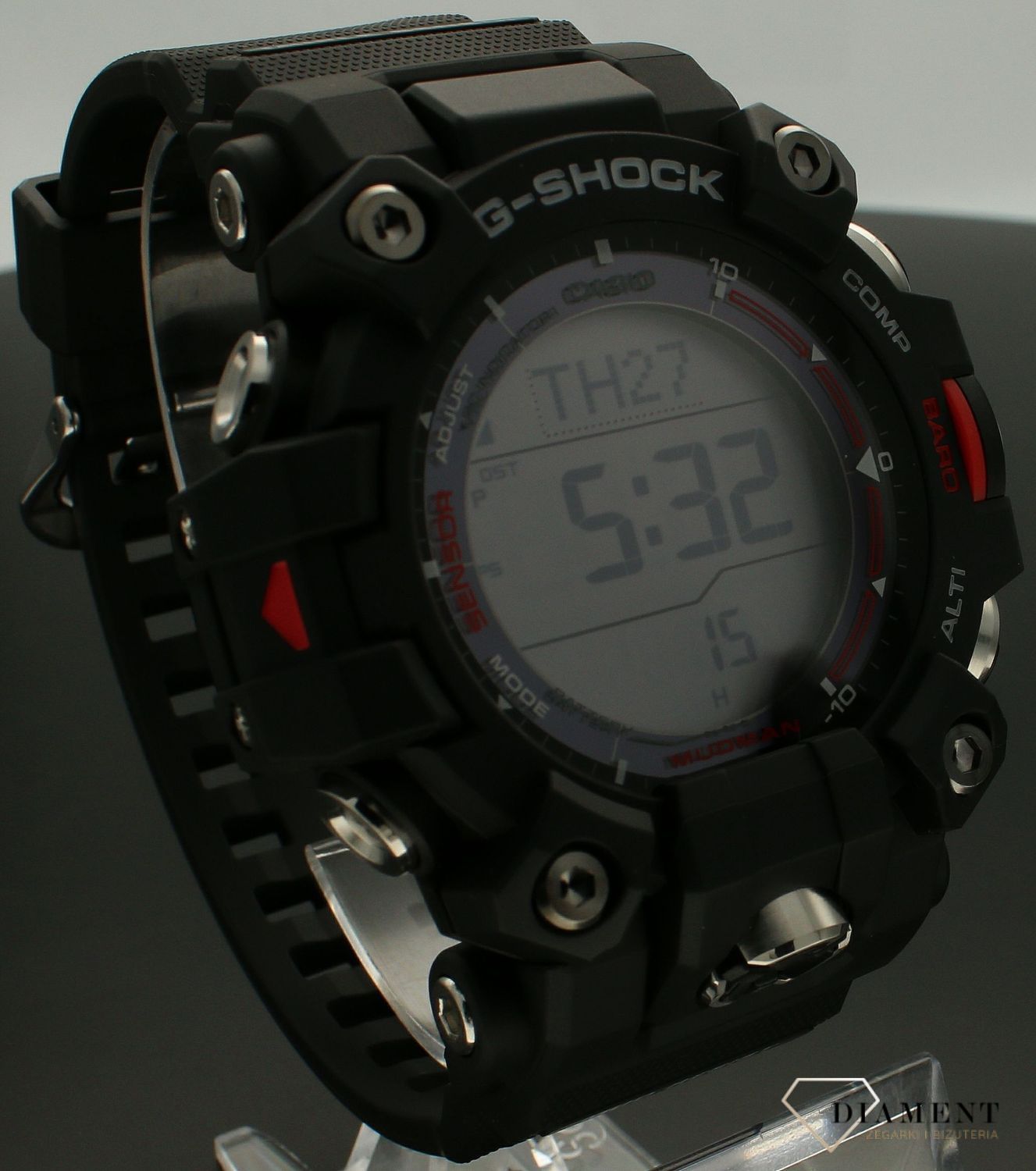 Zegarek męski Casio G-Shock Professional Mudman Solar Wave-Ceptor GW-9500-1ER. Męski zegarek sportowy. Męski zegarek G-shock Casio do nurkowania. Zegarek męski solarny na prezent (2).jpg