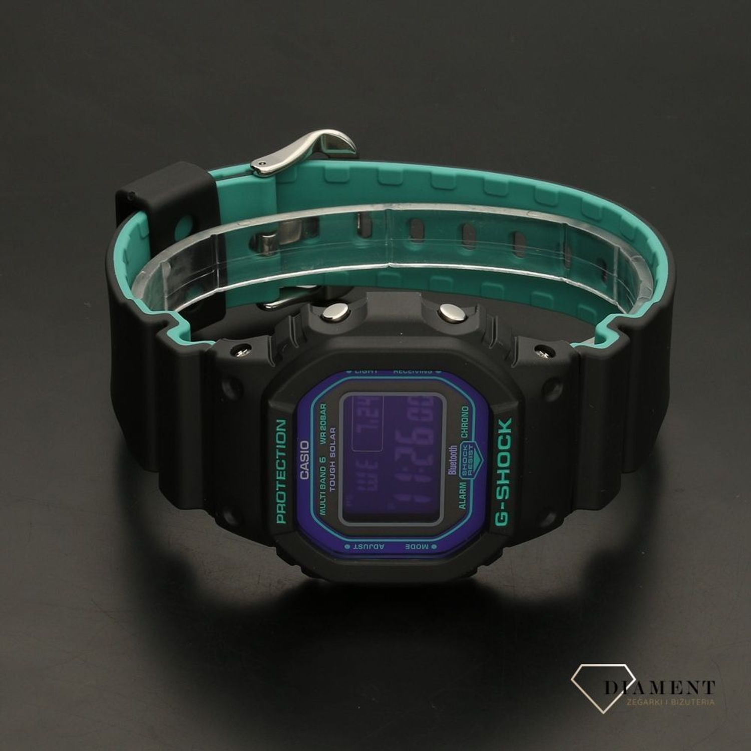Zegarek męski wstrząsoodporny CASIO G-Shock Original Bluetooth Tough Solar GW-B5600BL-1ER.jpg