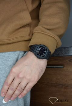 Zegarek męski CASIO G-Shock GW-M5610-1BER⌚ Casio G-Shock Classic GW-M5610-1BER - klasyczna czarna kostka z synchronizacją czasu (1).JPG