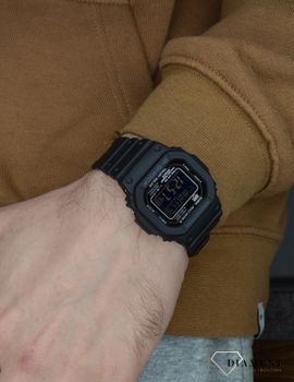 Zegarek męski CASIO G-Shock GW-M5610-1BER⌚ Casio G-Shock Classic GW-M5610-1BER - klasyczna czarna kostka z synchronizacją czasu (2).JPG