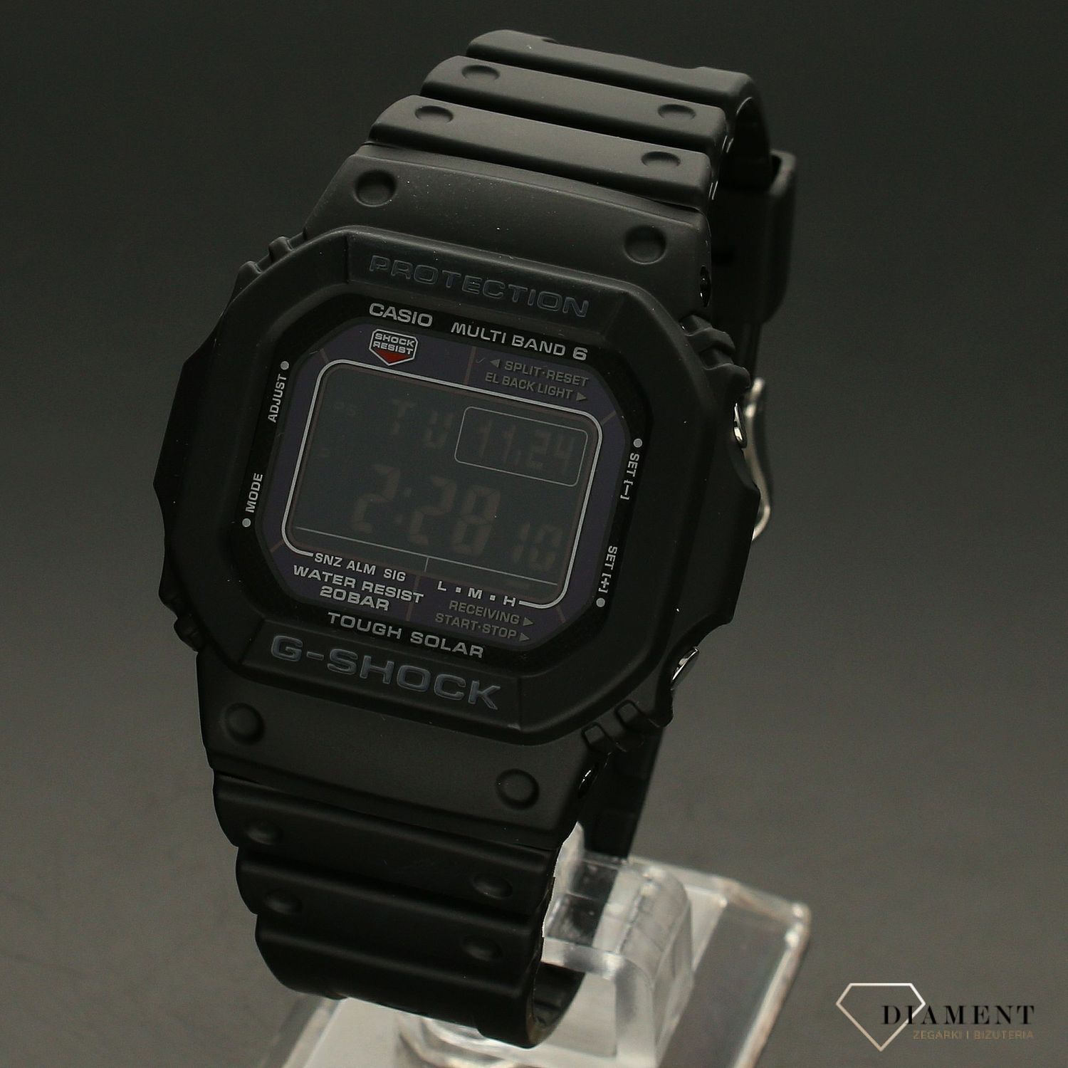 Wielofunkcyjny zegarek Casio G-SHOCK GW-M5610-1BER Solar sterowany