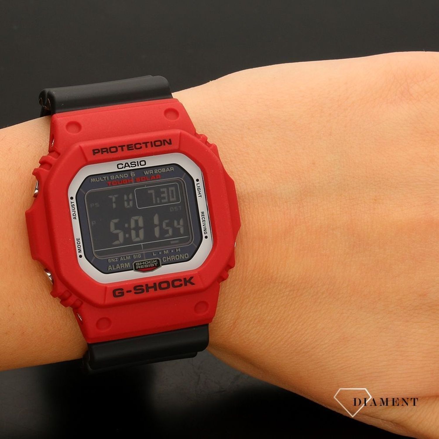 Zegarek męski wstrząsoodporny CASIO G-Shock GW-M5610RB-4ER.jpg