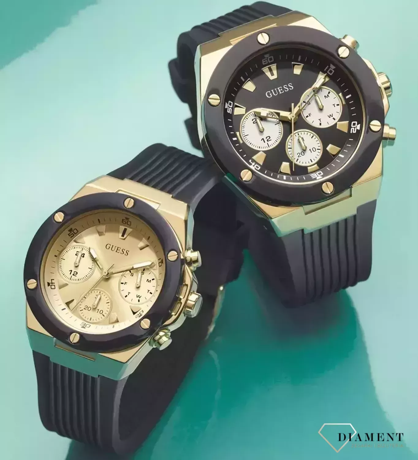 Zegarek damski GUESS  Athena GW0030L2 w złotej kolorystyce to propozycja dla wszystkich tych, którzy nie chcą pozostać niezauważeni.  Złoty zegarek wykonany ze stali pozłacanej. ⌚ Zegarki Guess ✓ Zapraszamy do sklepu w.jpg