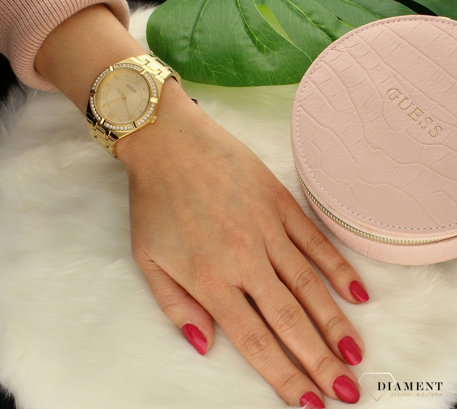 Zegarek damski Guess Cosmo Yellow Gold GW0033L2. Zegarek damski Guess Cosmo Yellow Gold.jpg