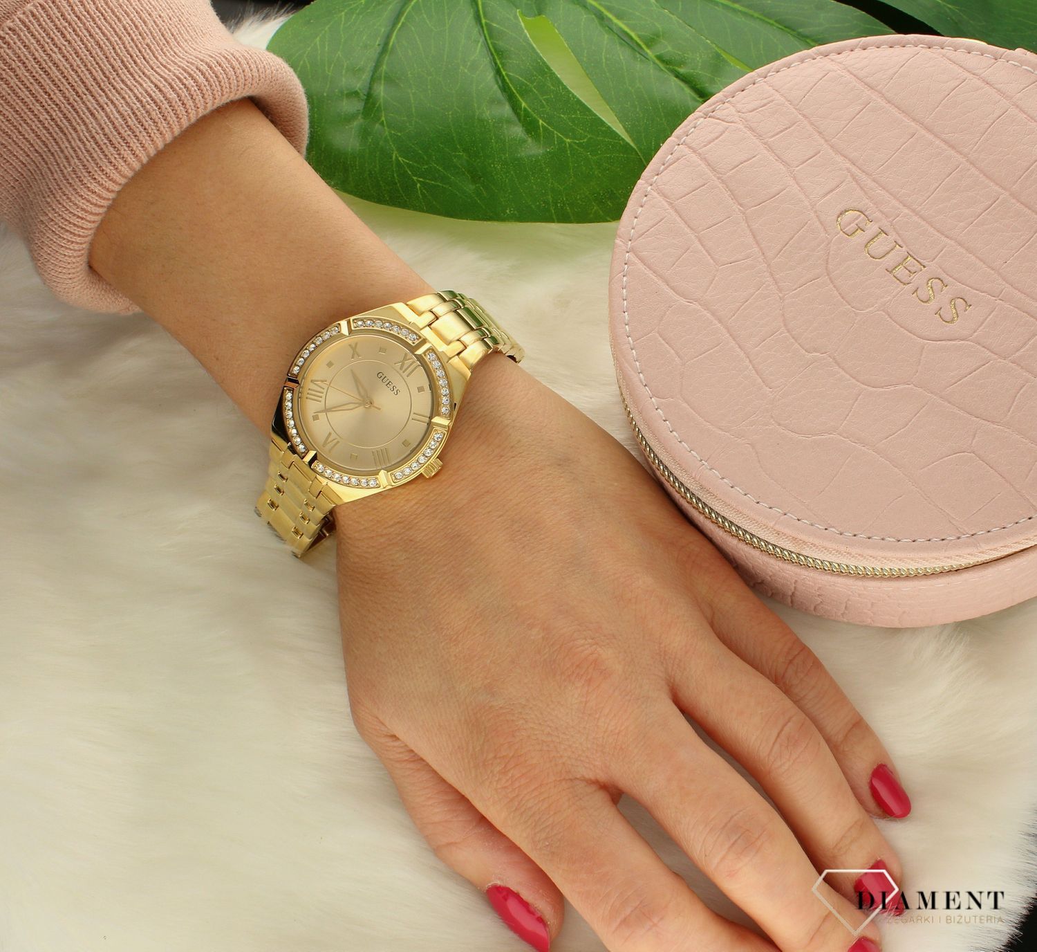 Zegarek damski Guess Cosmo Yellow Gold GW0033L2. Zegarek damski Guess Cosmo Yellow Gold.jpg