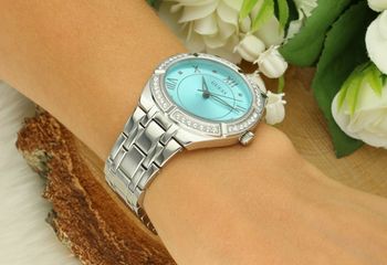 Zegarek damski GUESS Cosmo GW0033L7 srebrny z jasnoniebieską tarczą guess.jpg