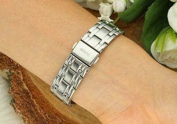 Zegarek damski GUESS Cosmo GW0033L7 srebrny z jasnoniebieską tarczą tył.jpg